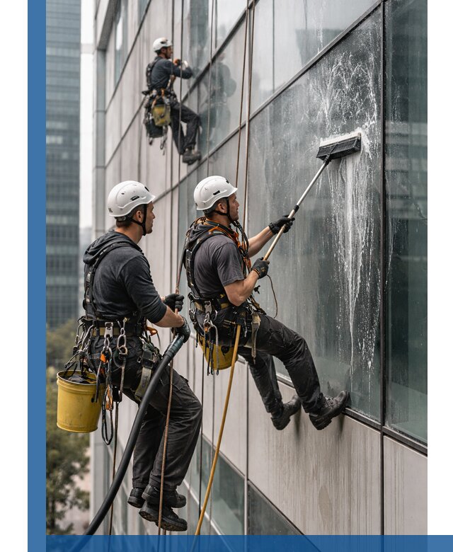 Профессиональная высотная мойка фасадов зданий в Сарове