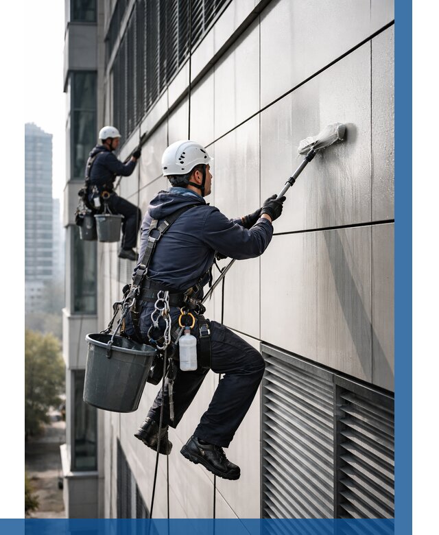 Мойка вентилируемого фасада в Сарове от 260 р. | ВЫСОТНИК-Сро