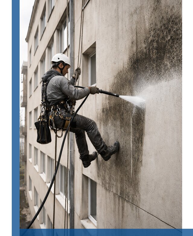 Профессиональная очистка фасадов от плесени в Сарове