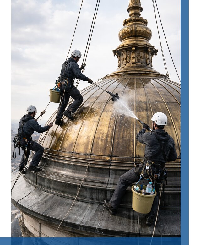 Мойка куполов и шпилей в Сарове от 8332 р. - заказать | ВЫСОТНИК-Сро