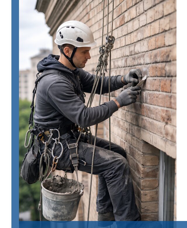 Качественный ремонт кирпичной кладки фасада в Сарове с гарантией