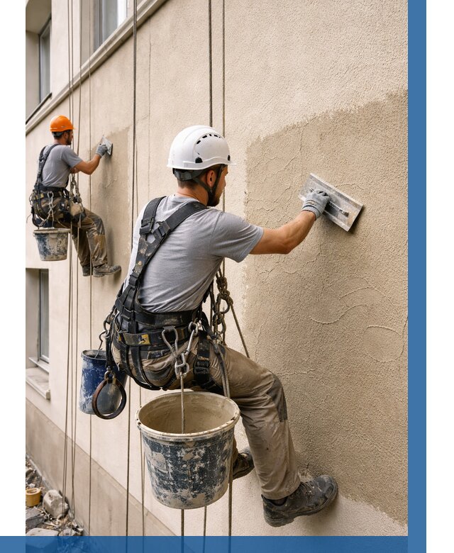 Декоративная штукатурка фасада в Сарове от 1250 р. | ВЫСОТНИК-Сро