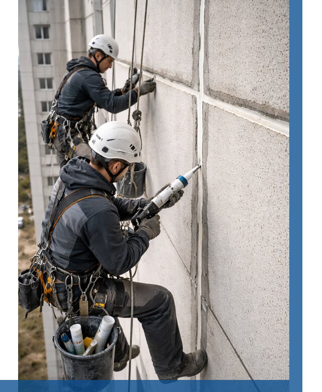 Герметизация межпанельных швов в Сарове от 729 р. | ВЫСОТНИК-Сро