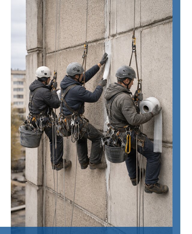 Ремонт межпанельных швов в Сарове от 781 р. | ВЫСОТНИК-Сро