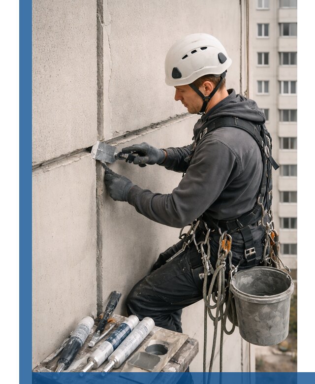 Ремонт межпанельных швов в Сарове герметизация и восстановление