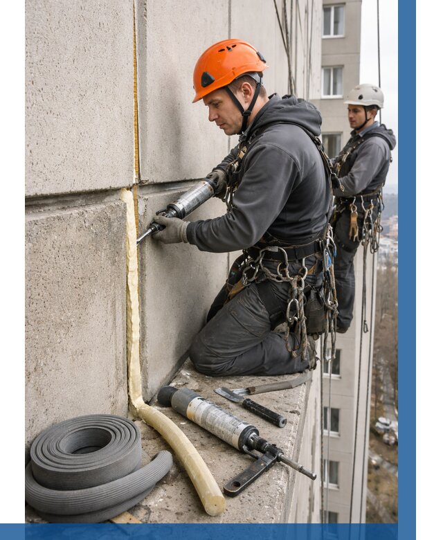 Теплый шов межпанельные швы в Сарове от 729 р. | ВЫСОТНИК-Сро