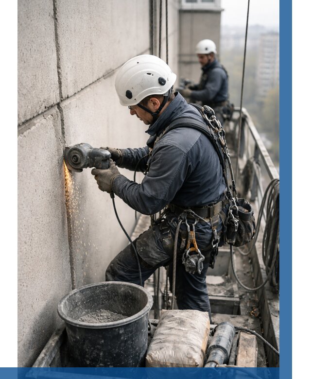 Штробление межпанельных швов в Сарове от 1250 р. | ВЫСОТНИК-Сро