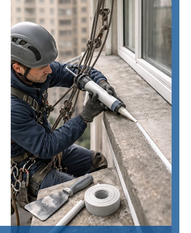 Герметизация балконного козырька в Сарове от 4687 р. | ВЫСОТНИК-Сро