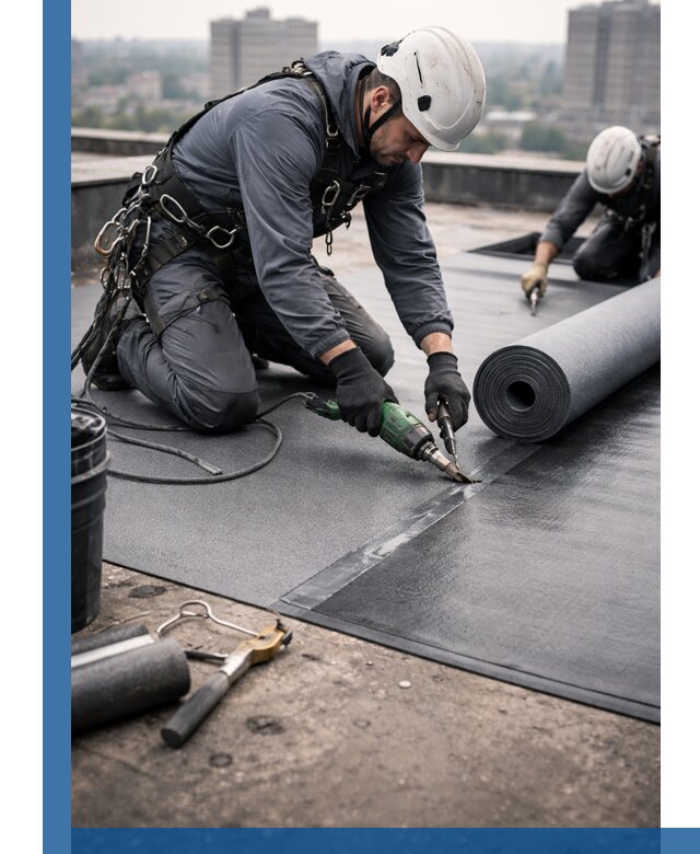 Ремонт мягкой кровли в Сарове с выездом промальпинистов