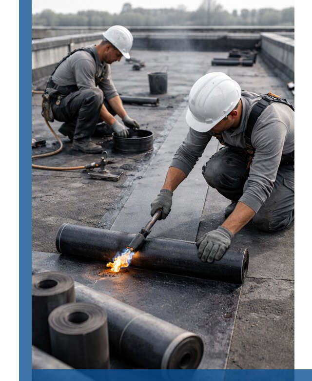 Ремонт рулонной кровли в Сарове герметизация и восстановление