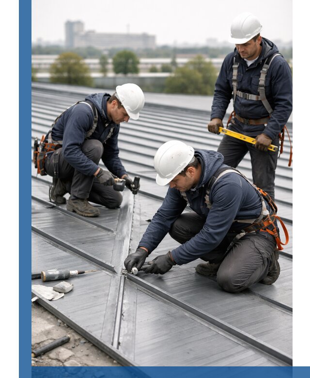 Ремонт фальцевой кровли в Сарове срочно и качественно