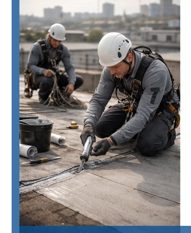 Аварийное и капитальное устранение протечек кровли в Сарове