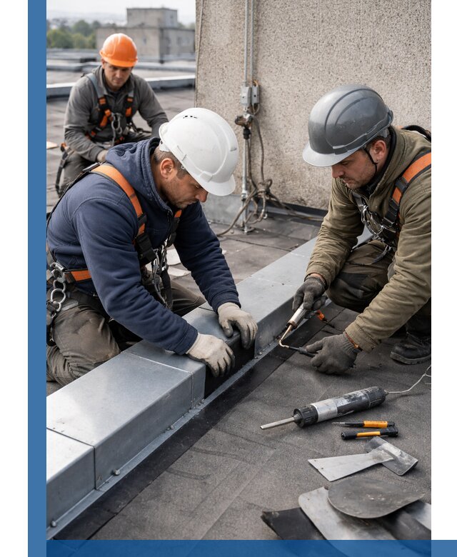 Ремонт кровельных примыканий в Сарове профессионально