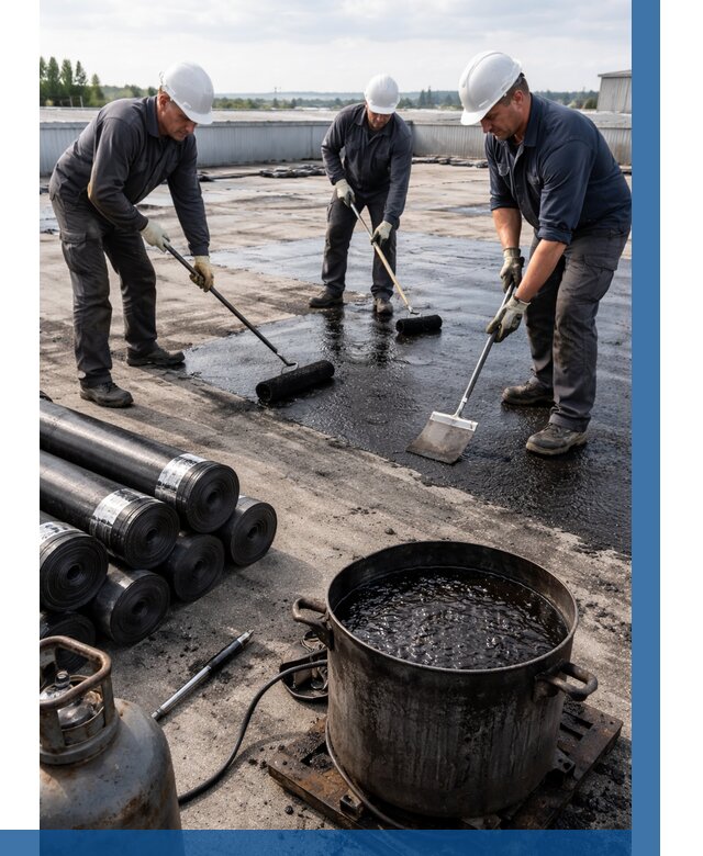 Гидроизоляция кровли мастикой в Сарове от 625 р. | ВЫСОТНИК-Сро