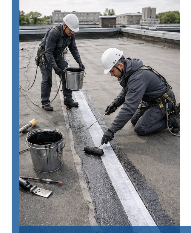 Гидроизоляция кровли мастикой в Сарове надежная защита