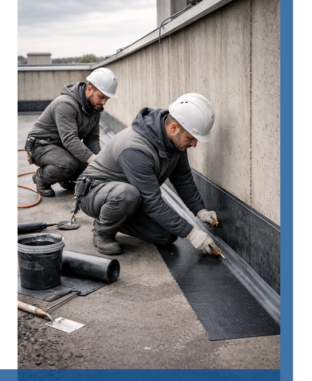 Гидроизоляция примыканий на кровле в Сарове от 937 р. | ВЫСОТНИК-Сро