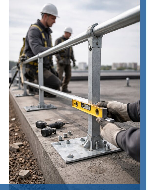 Монтаж кровельного ограждения в Сарове от 1250 р. | ВЫСОТНИК-Сро