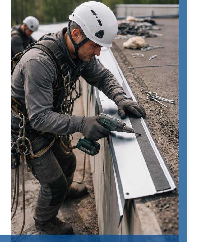 Монтаж капельника на кровле в Сарове от 312 р. | ВЫСОТНИК-Сро