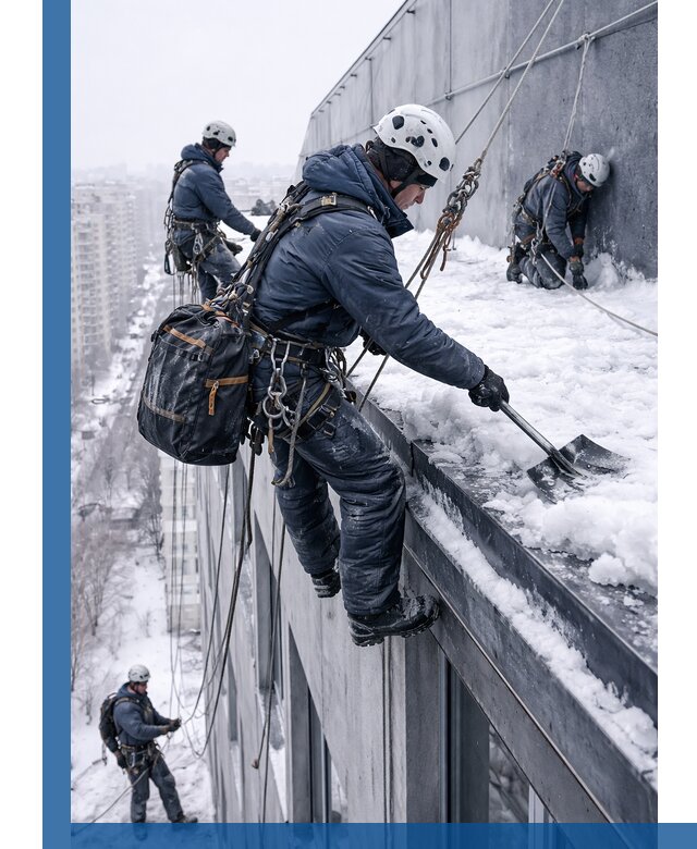 Абонентское обслуживание кровли зимой в Сарове регулярный уход