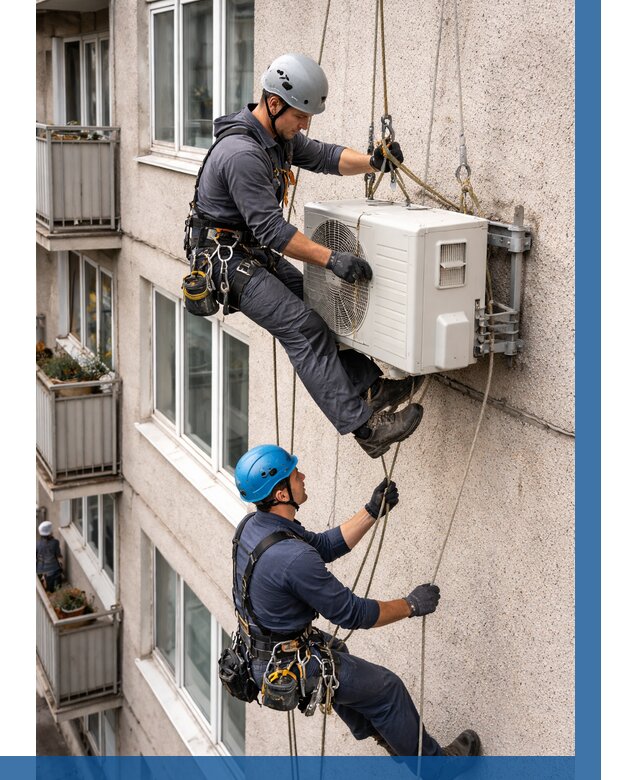 Перенос внешнего блока кондиционера в Сарове от 9374 р.| ВЫСОТНИК-Сро