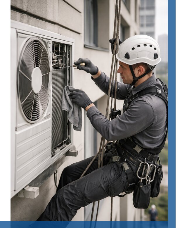 Обслуживание внешнего блока кондиционера в Сарове от 2812 р.ВЫСОТНИК-Сро