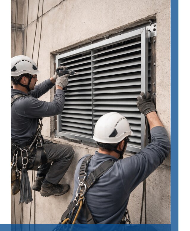 Монтаж вентиляционных решеток в Сарове от 4687 р. | ВЫСОТНИК-Сро