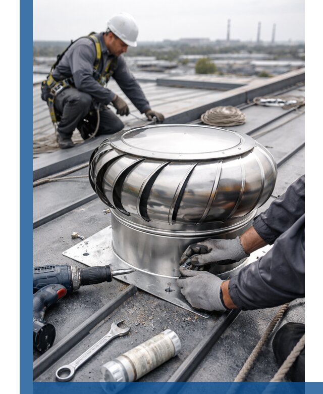 Установка дефлекторов на кровле в Сарове профессионально