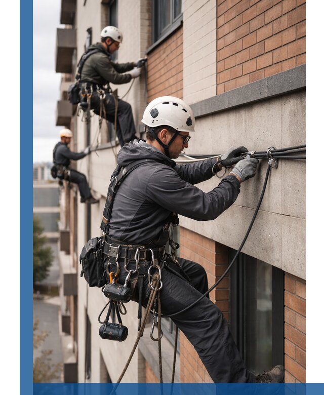 Крепление кабеля на фасаде монтаж и крепеж в Сарове