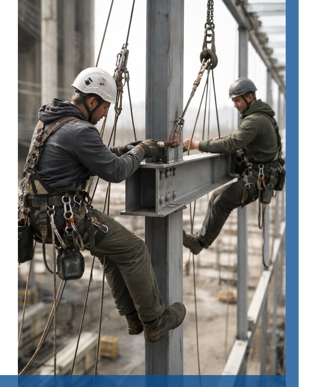 Монтаж металлоконструкций на высоте в Сарове от 3645 р. | ВЫСОТНИК-Сро