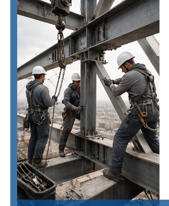 Профессиональный монтаж металлоконструкций на высоте в Сарове