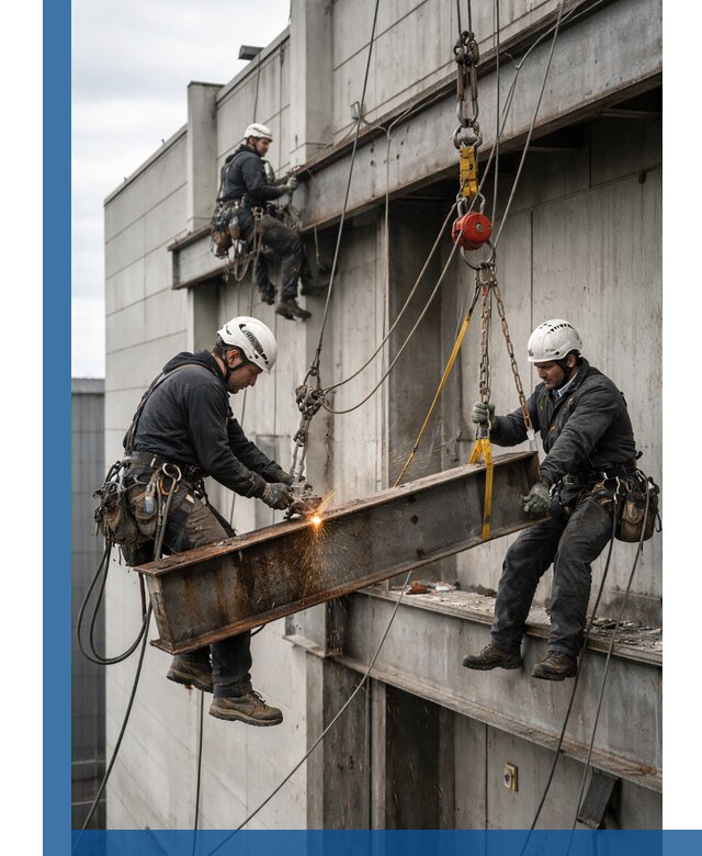 Демонтаж металлоконструкций на высоте в Сарове под ключ