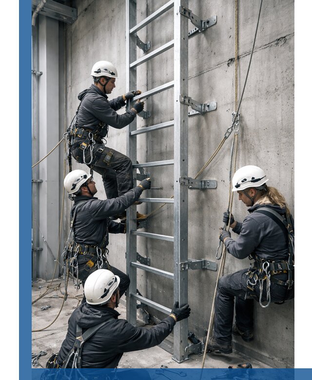 Монтаж металлических лестниц в Сарове под ключ со гарантией