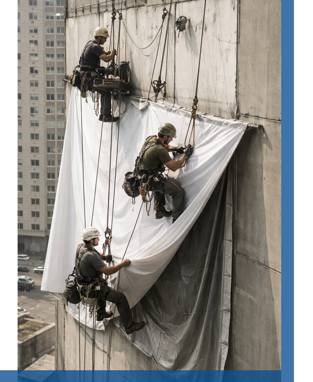 Замена баннерного полотна в Сарове от 6770 р. | ВЫСОТНИК-Сро—заказать