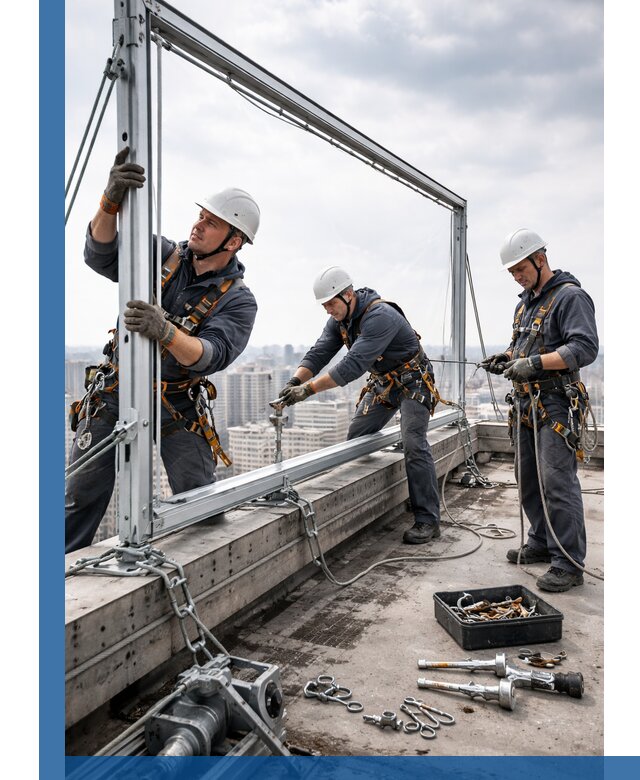 Монтаж крышных рекламных конструкций под ключ в Сарове