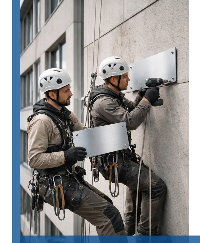 Монтаж табличек и указателей в Сарове для зданий и сооружений