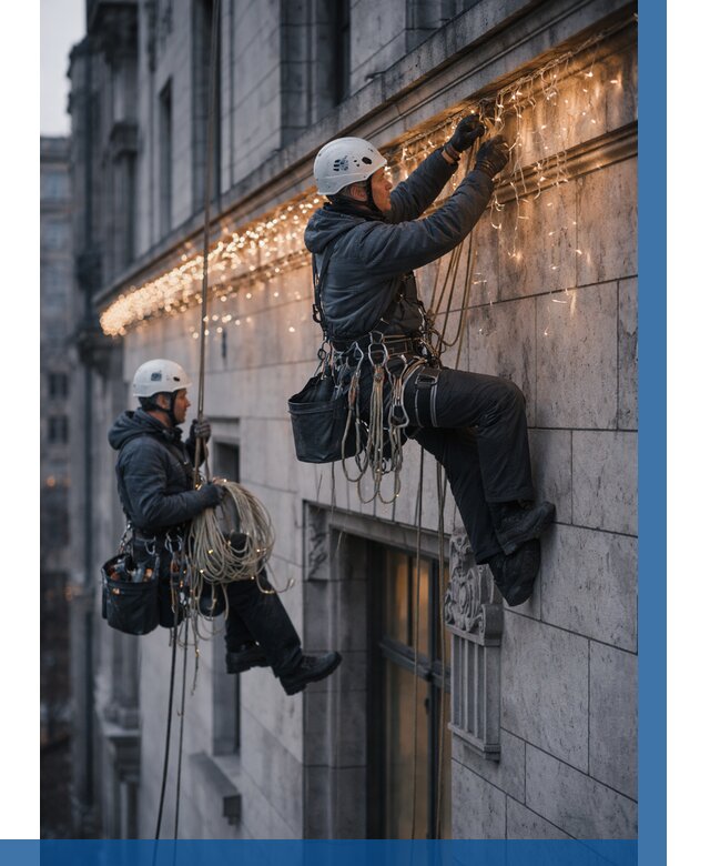 Монтаж новогодней иллюминации в Сарове от 8853 р. | ВЫСОТНИК-Сро