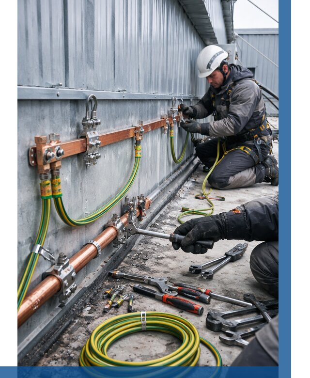 Монтаж заземления здания в Сарове от 26038 р. | ВЫСОТНИК-Сро