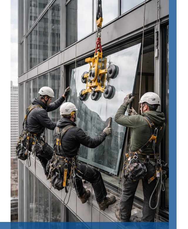 Фасадное остекление зданий под ключ в Сарове от 10415 р. | ВЫСОТНИК-Сро