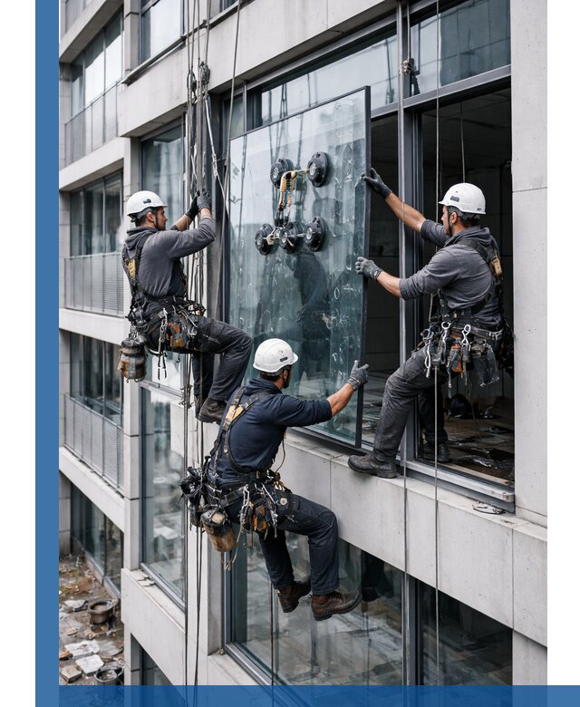 Фасадное остекление и монтаж витражей зданий в Сарове под ключ