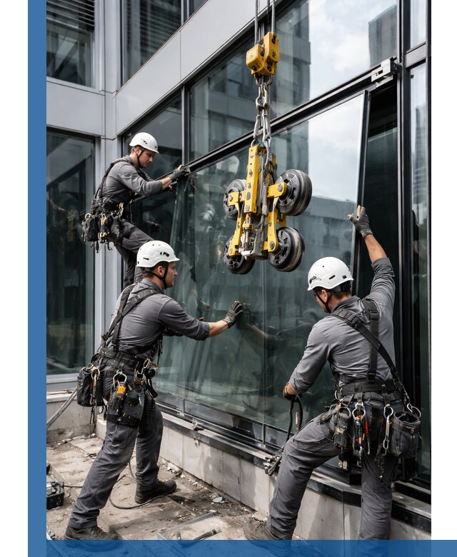 Структурное остекление фасадов в Сарове монтаж и обслуживание