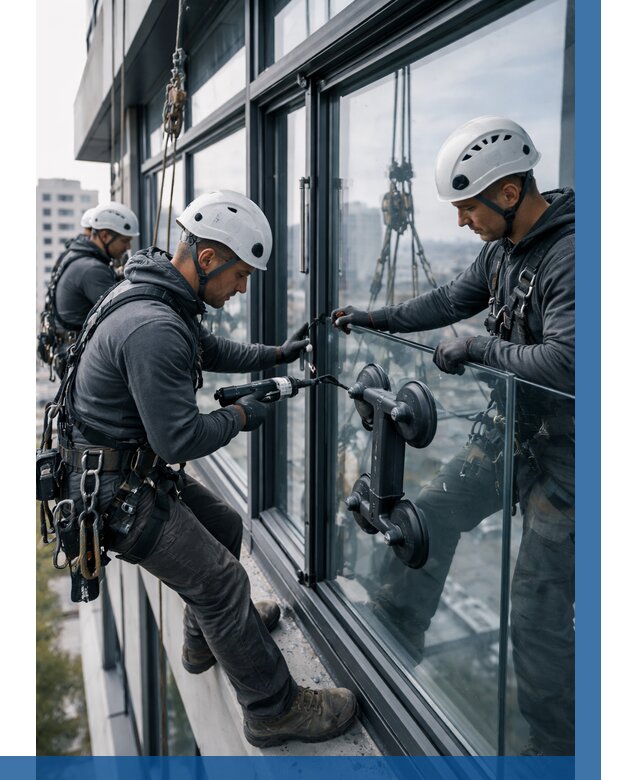 Витражное остекление зданий в Сарове от 3645 р. | ВЫСОТНИК-Сро