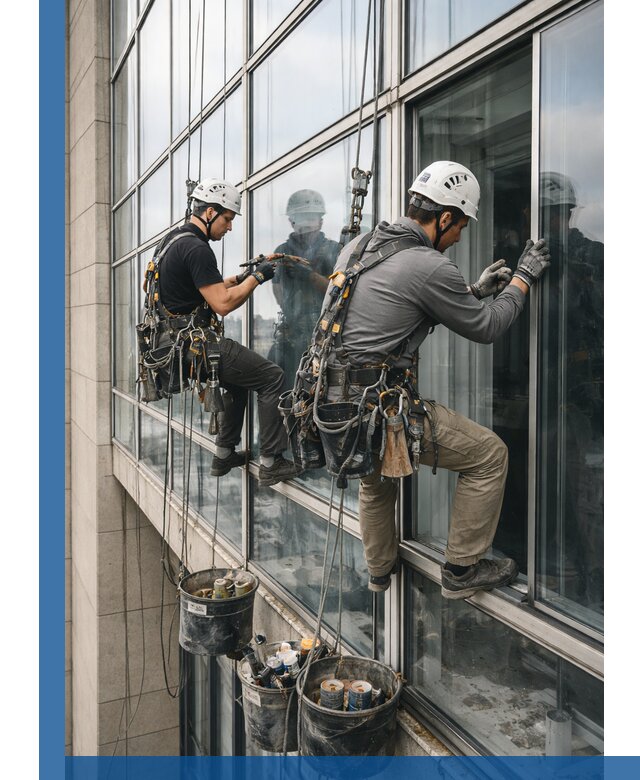 Ремонт витражных конструкций и фасадного остекления в Сарове