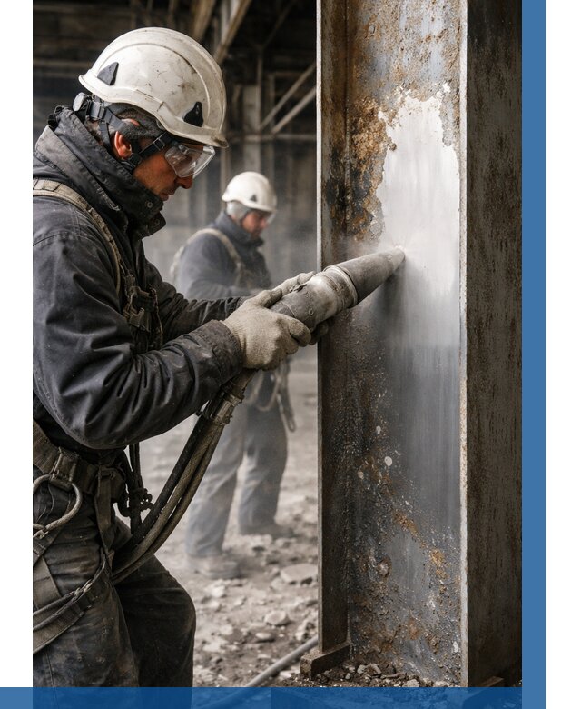 Удаление старой краски с металла в Сарове от 469 р. | ВЫСОТНИК-Сро