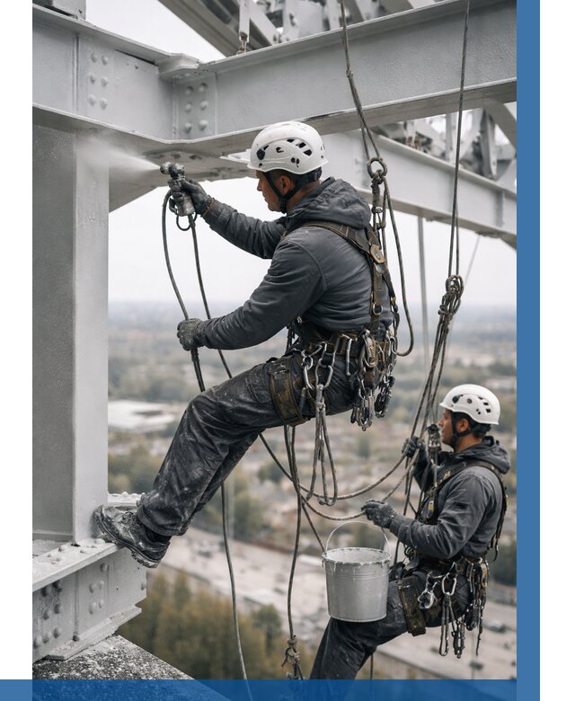 Покраска металлоконструкций на высоте в Сарове 365 р |ВЫСОТНИК-Сро