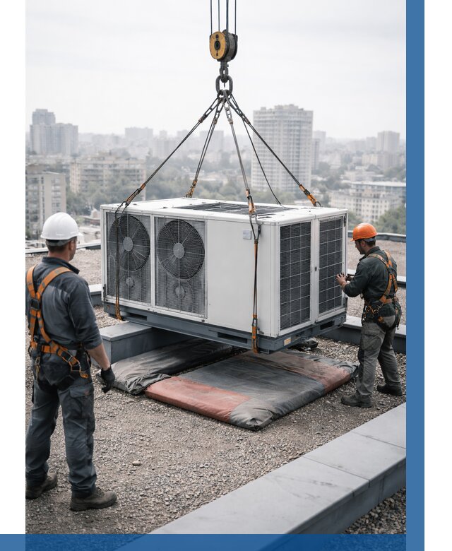 Подъем груза на крышу в Сарове от 5208 р. | ВЫСОТНИК-Сро заказать