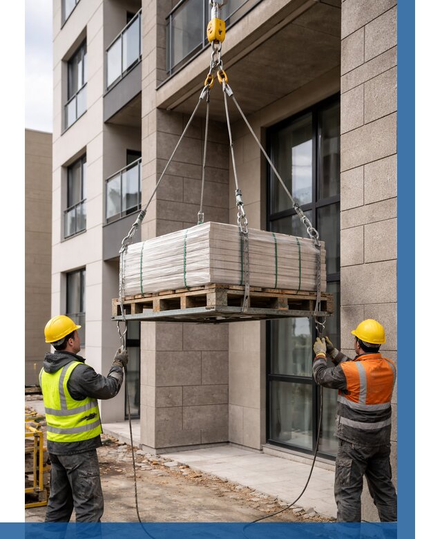 Подъем керамогранита на этаж в Сарове от 3645 р. | ВЫСОТНИК-Сро