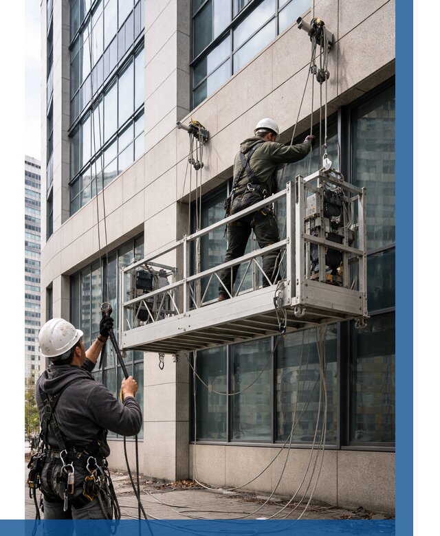 Монтаж и подъем фасадной люльки в Сарове от 12498 р. | ВЫСОТНИК-Сро
