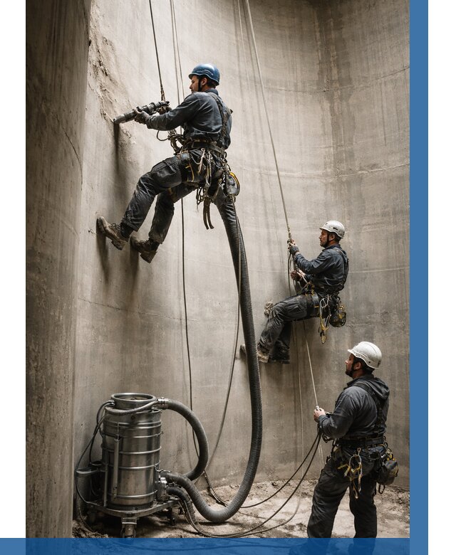 Зачистка силосов в Сарове от 4687 р. Договор и смета ВЫСОТНИК-Сро