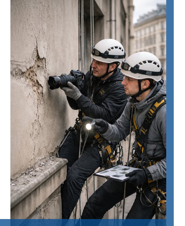 Фотофиксация дефектов фасада в Сарове от 4687 р. | ВЫСОТНИК-Сро