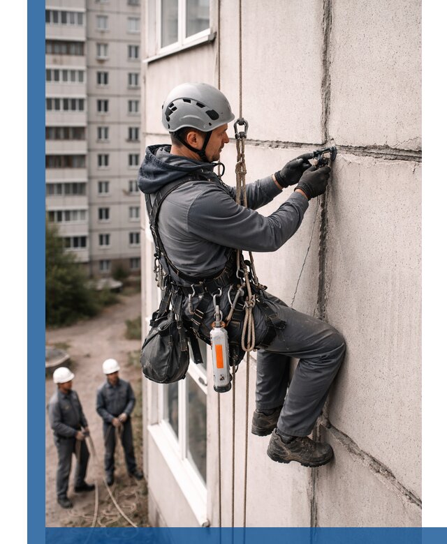 Обследование межпанельных швов и герметизация в Сарове